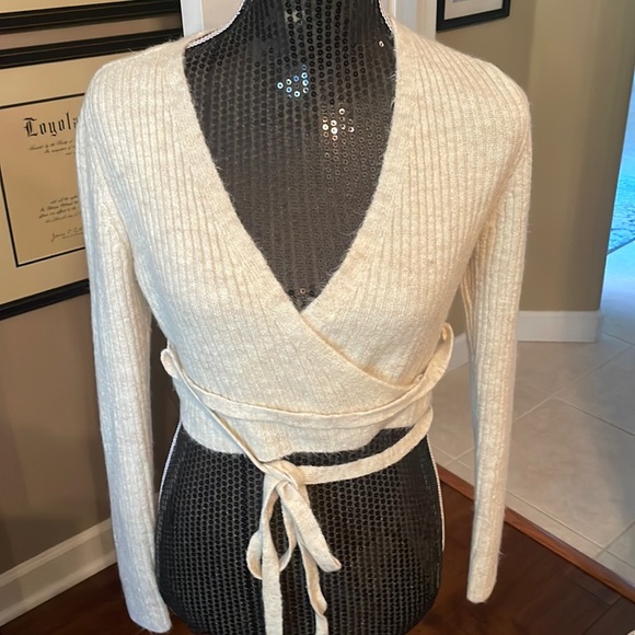 Urban Outfitters Sweaters - Urban Outfitters ballet style wrap sweater size medium